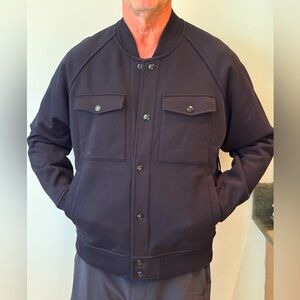 Karl Lagerfeld - NWT Black Bomber Jacket/Size L